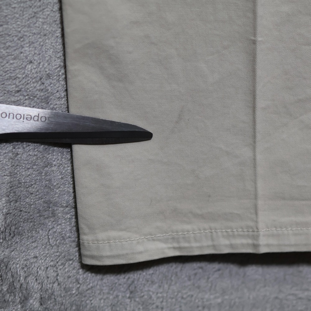 PT Torino Pants Mens 32x35 Beige Tan Slim Fit Chino Pleated Trousers Preppy FLAW - Picture 9 of 14
